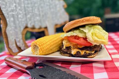 Ground Pork Smash Burgers